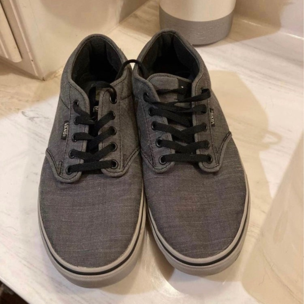 Vans Skate Shoes, Atwood Grey Canvas, Mens Size 11 Gem